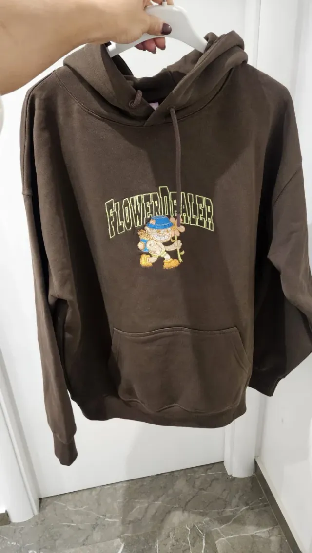 Sudadera Flower Dealer Marrón Nueva
