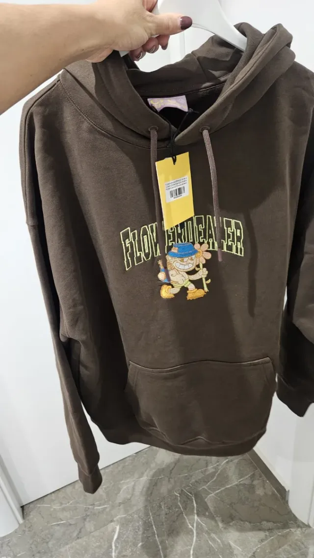 Sudadera Flower Dealer Marrón Nueva