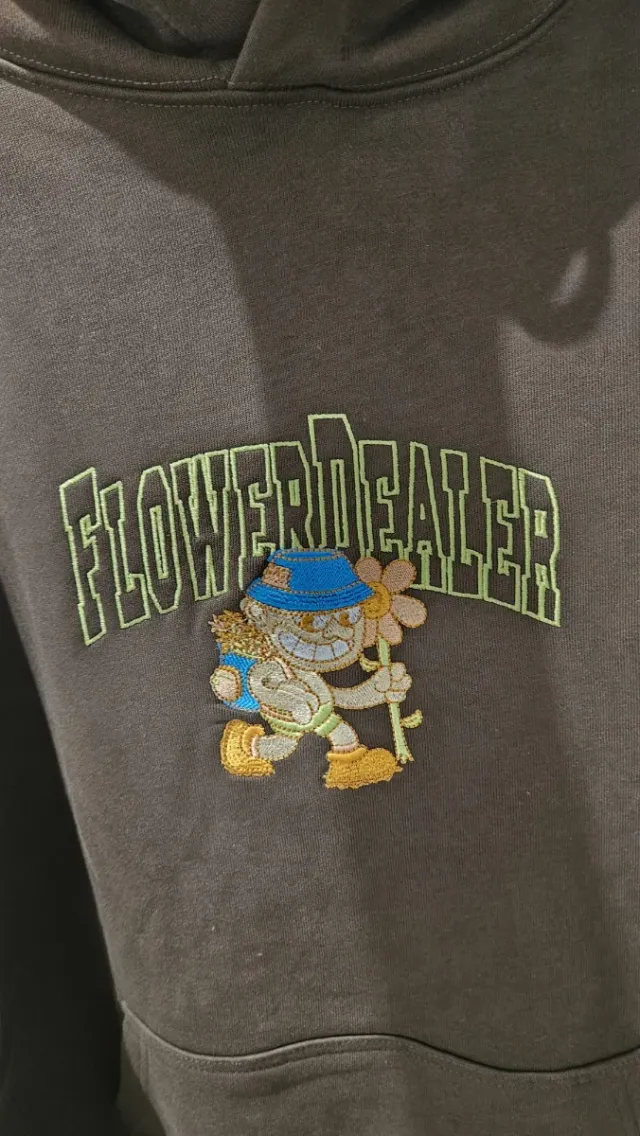 Sudadera Flower Dealer Marrón Nueva