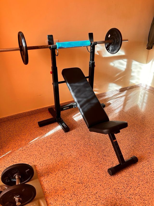 Banco Press Banca y Press Inclinado, Plegable