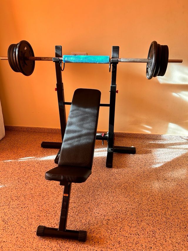 Banco Press Banca y Press Inclinado, Plegable