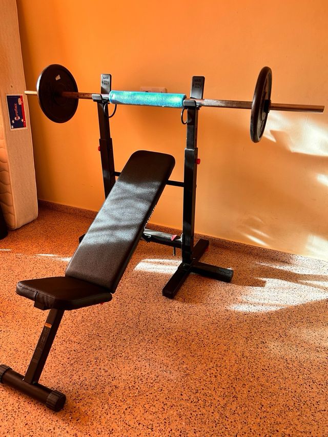 Banco Press Banca y Press Inclinado, Plegable