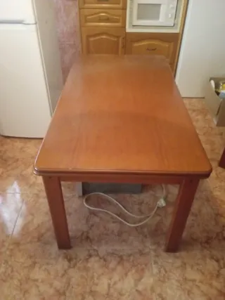 Mesa extensible cerezo