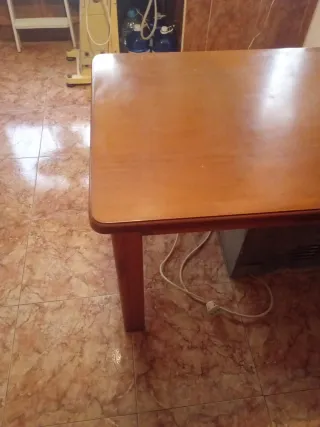 Mesa extensible cerezo