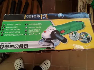 Amoladora Casals + discos y llave