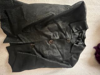 Chaqueta ZARA bordada negra Talla S