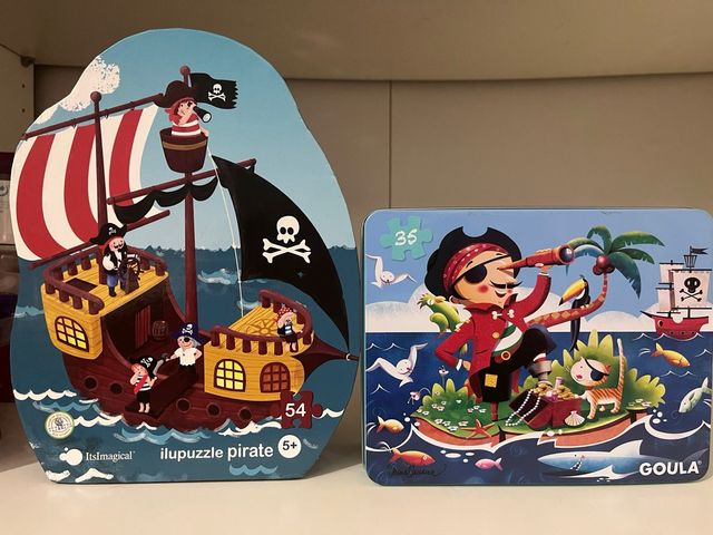 Puzzles de piratas Goula e Itsimagical