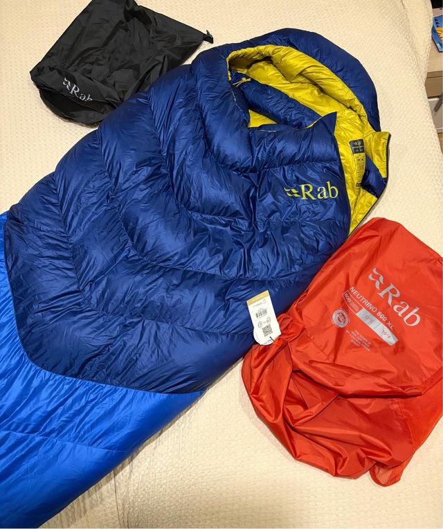 Saco RAB Neutrino 600 XL 800FP -12°C