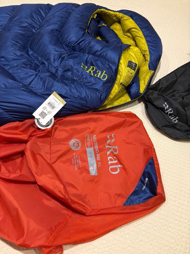 Saco RAB Neutrino 600 XL 800FP -12°C