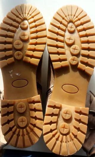 Botín de mujer beige, piel .