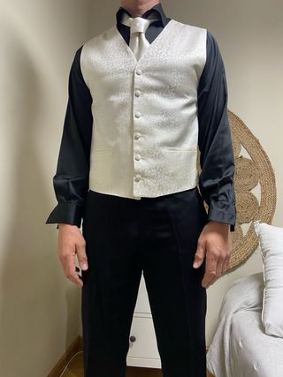 Traje de Novio Negro Talla L