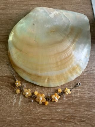 Bracciale Fiori Madreperla  e Argento 925