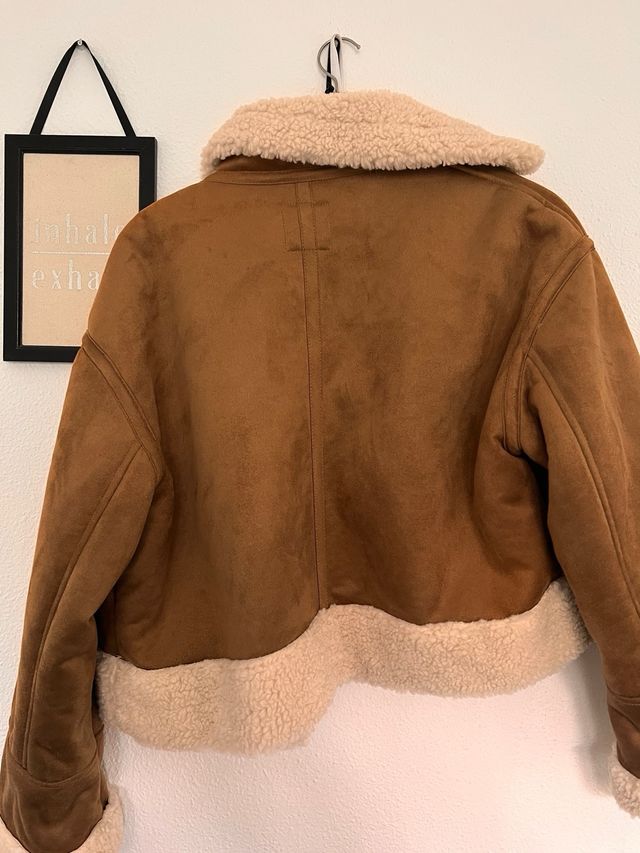 Cazadora Zara doble faz cremallera M