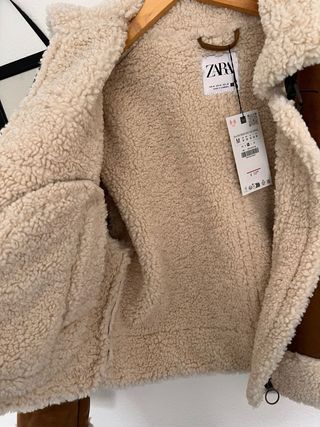 Cazadora Zara doble faz cremallera M
