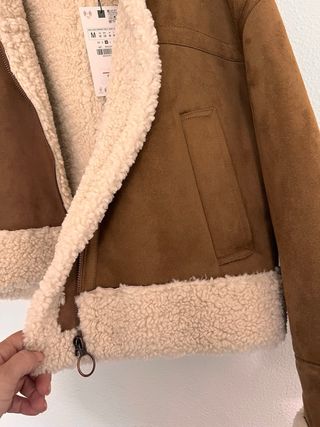 Cazadora Zara doble faz cremallera M