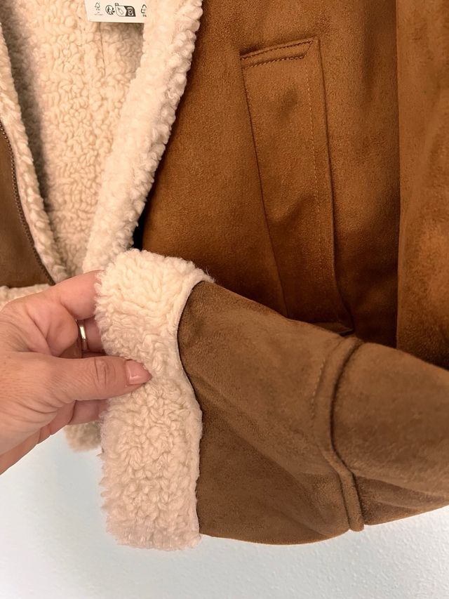 Cazadora Zara doble faz cremallera M