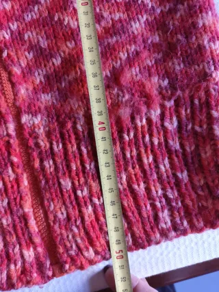 Jersey tejido a mano con cremallera