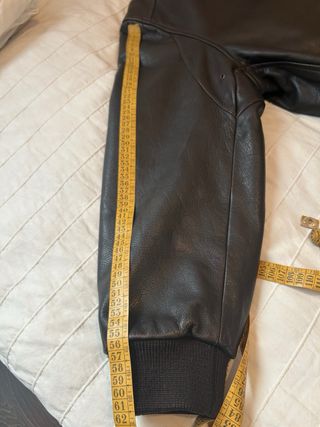 Cazadora de cuero Chevignon marrón