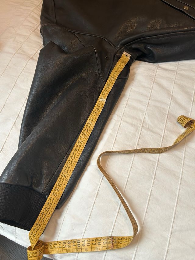 Cazadora de cuero Chevignon marrón