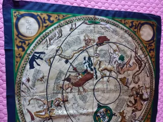 Foulard Basile seta pura 90x90cm