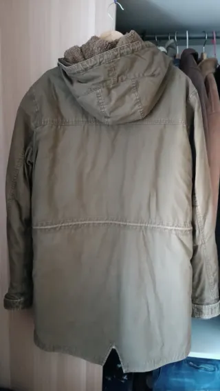 Abrigo Pull&Bear verde militar XL