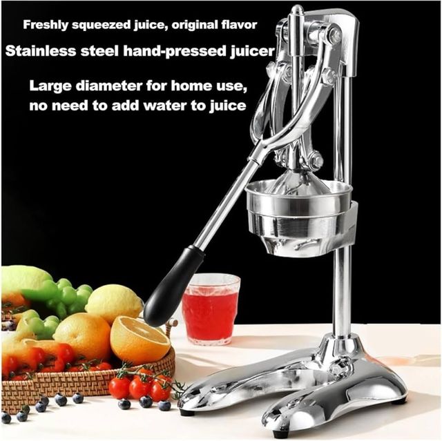 Exprimidor de acero inoxidable manual