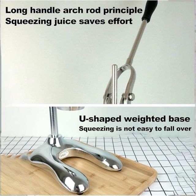Exprimidor de acero inoxidable manual