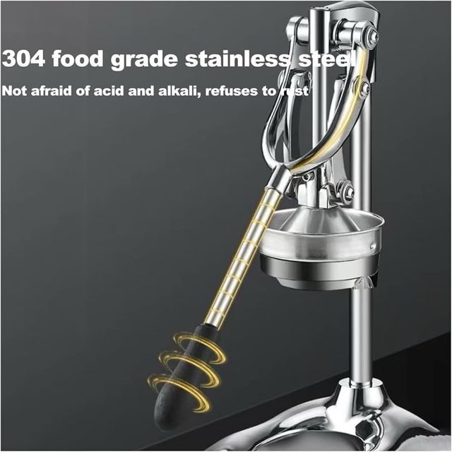 Exprimidor de acero inoxidable manual