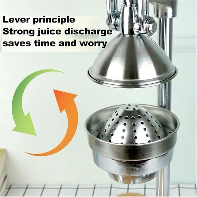 Exprimidor de acero inoxidable manual
