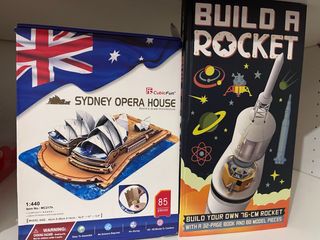 Puzzle 3D Casa Ópera Sydney y Cohete Espacial