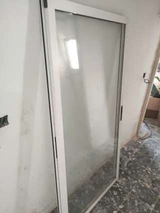 2 Puertas Correderas Aluminio 88x176