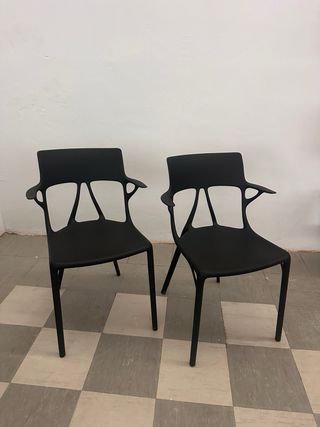 Sedie Design Italiano Nere in Plastica