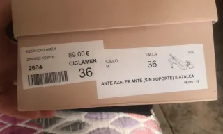 Zapato destalonado mujer ante fucsia