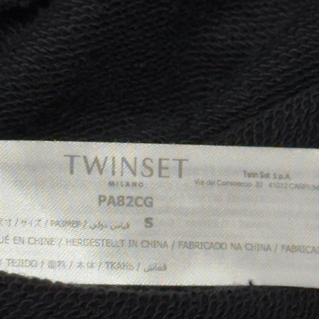 Vestido Negro Corazón Blanco Twinset