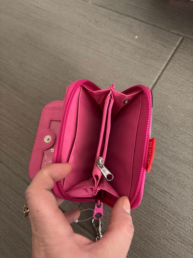 Monedero infantil con llavero de girasol