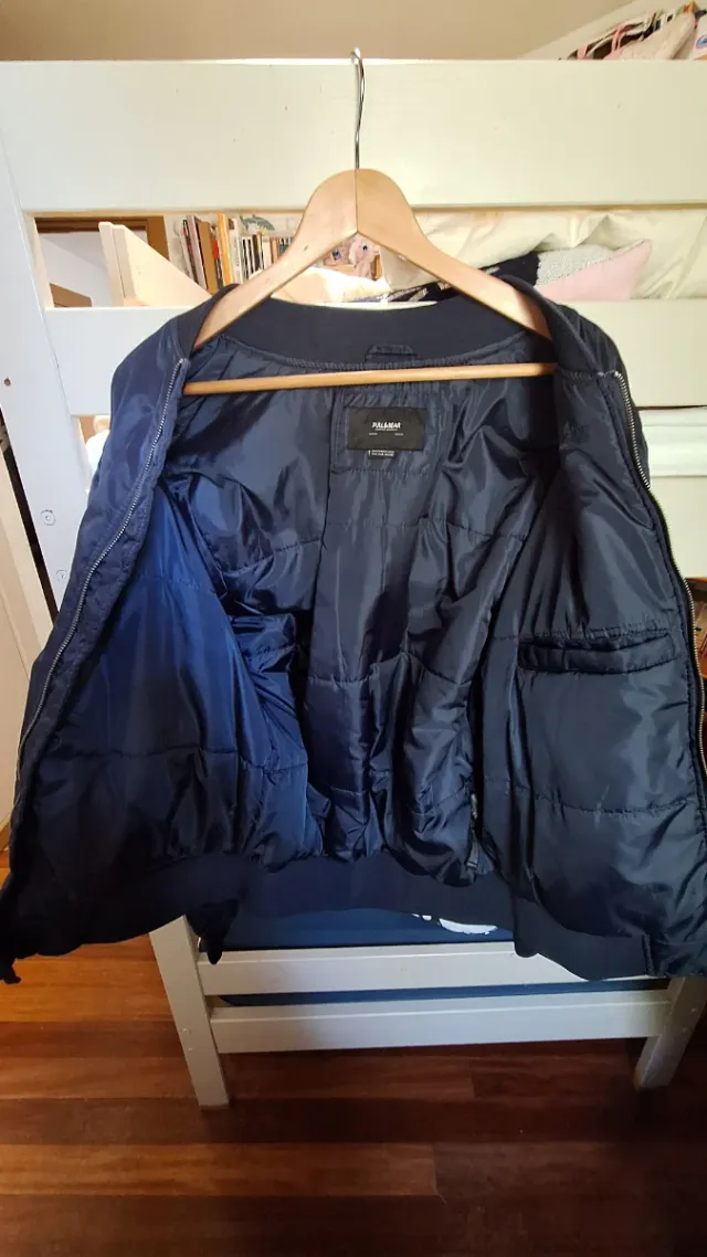 Chaqueta Bomber Azul Marino