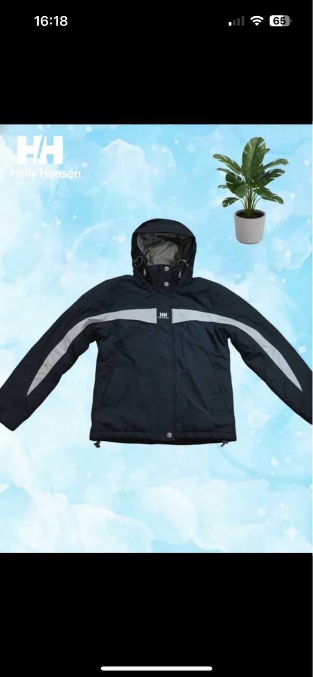 Giubbotto Helly Hansen Nero e Argento