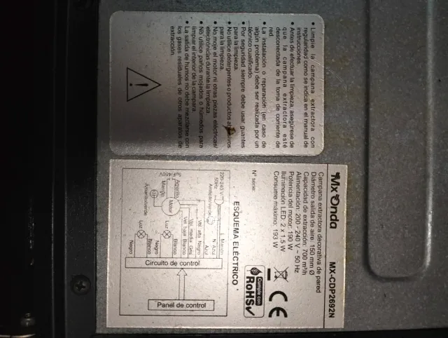 Campana extractora moderna