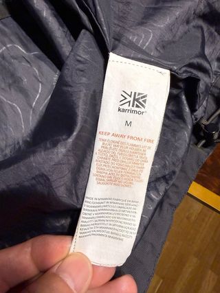 Chaqueta Karrimor 3/4 impermeable verde oliva