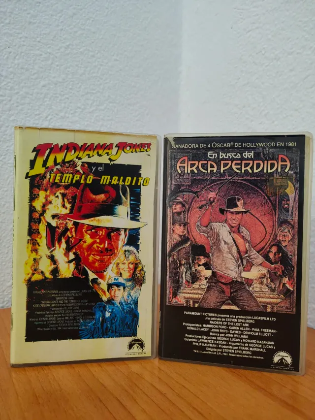 En Busca Del Arca Perdida Y El Templo Maldito VHS