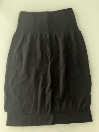 Top sin tirantes Bershka negro Talla S