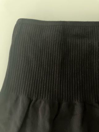 Top sin tirantes Bershka negro Talla S