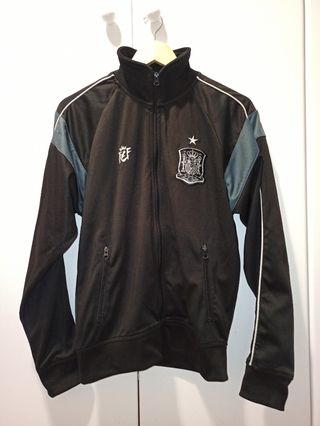 Sudadera Selección Española Fútbol Negra