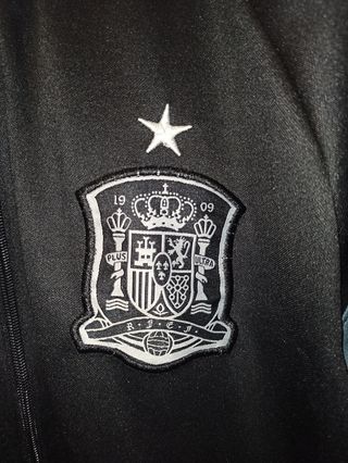 Sudadera Selección Española Fútbol Negra