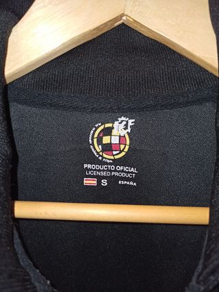 Sudadera Selección Española Fútbol Negra