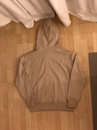 Sudadera AMI Paris Beige con Logo Corazón