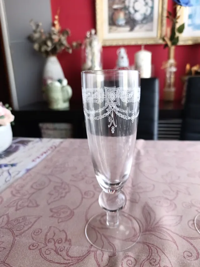 Juego 6 copas vino, agua y cava