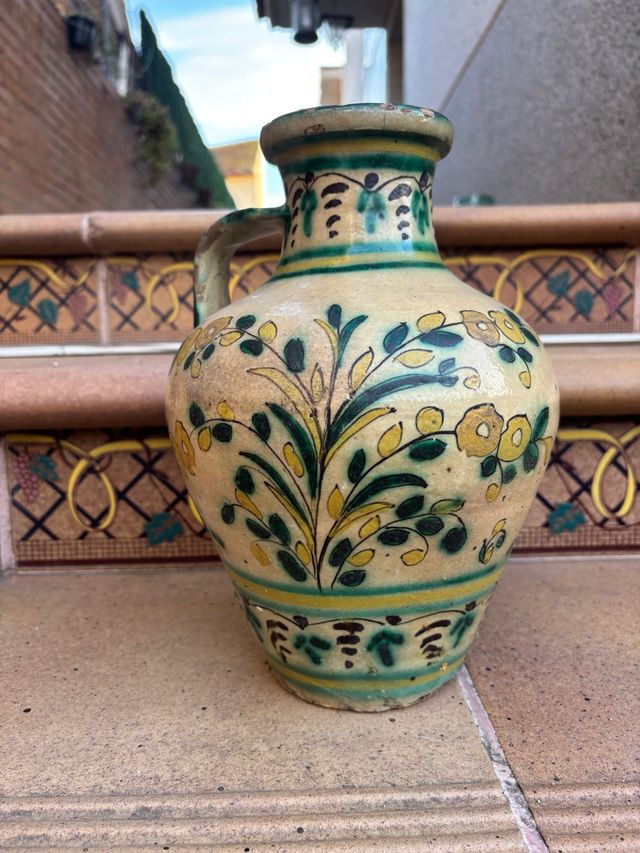 cántaro antiguo talavera