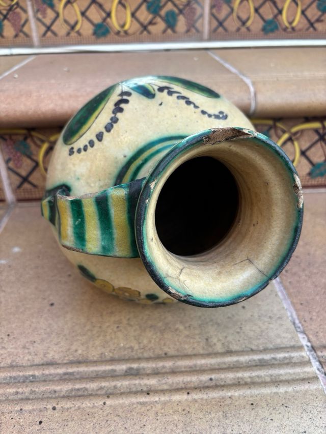cántaro antiguo talavera