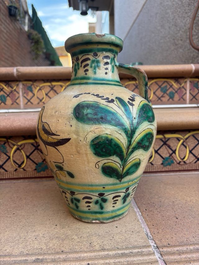 cántaro antiguo talavera